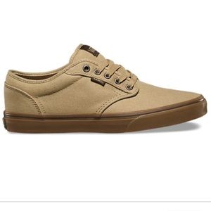 Vans Atwood 12 oz Canvas Khaki/Gum Skate Shoe